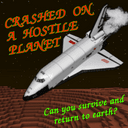 CRASHED ON A HOSTILE PLANET