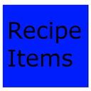 Recipe Items