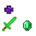 emerald and obsidian tools and armour 2 dimension and 2 new biome 