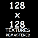 standart 128 x 128 resource pack improved using gigapixel AI