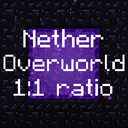 Nether-Overworld 1:1 ratio