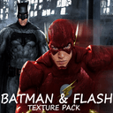 Batman & Flash Texture Pack