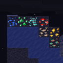 Shaderless Glowing Ores