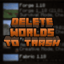 Delete Worlds To Trash [Forge]