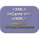 InGame Info XML Addon - RFTools Dimensions