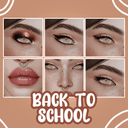 BACK TO SCHOOL ♡ a makeup collection by peachyfaerie