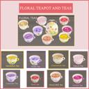FLORAL TEAS AND TEAPOT