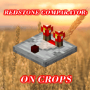 Redstone Comparator: On Crops