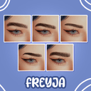 FREYJA ♡ an eyebrow set by peachyfaerie