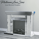 Luxe Mirrored Fireplace