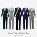 Haerin Fusion Hanbok Suit