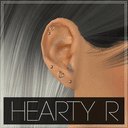 Hearty Earrings R