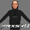 Frxsk0 Windbreaker Hood Up