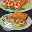Pancakes Stuffed With Salmon and Cream Cheese