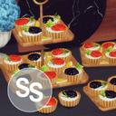 Tartlets with Red and Black Caviar