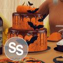 Halloween Treats Set: Cake and Cookies