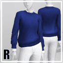 Solid Wool Crewneck Sweater
