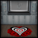 Spiral Heart Design Rugs