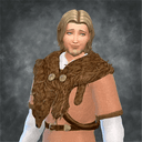 CK3 Norse Birka Fur Cape Accessory