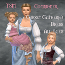 TSM Commoner Corset Gathered Dress - for all ages