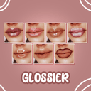 GLOSSIER ♡ a lip collection by peachyfaerie