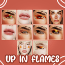 UP IN FLAMES 🔥 A CC COLLECTION BY PEACHYFAERIE