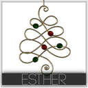 Esther Xmas Tree Earrings