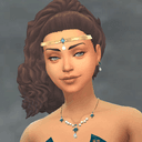 TSM Circlet with Pearl - with matching earrings and necklace