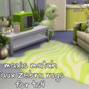 Maxis Match Zebra Rugs