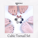 Cubic Toenail Set